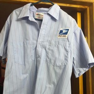 Brand new striped carrier shirt.